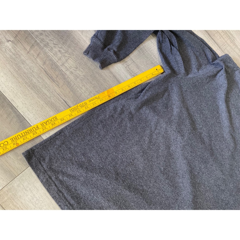 Carhartt Mens 2XL Loose Fit Long Sleeve Graphic Logo T-Shirt Charcoal Gray - Picture 4 of 7